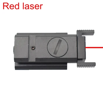 Gorący taktyczne Czerwony punktowy celownik laserowy Picatinny 20mm Rail do pistoletu Glock 17 20 21 22 23 30 31 32 Beretta M9