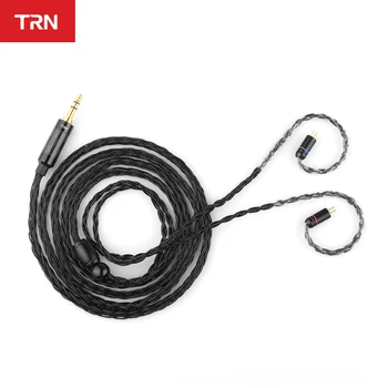 TRN T2 16 Core zmodernizowany posrebrzane miedziany kabel do słuchawek 3.5/2.5/4.4 mm wtyk z MMCX/0.78 mm 2Pin dla Shure SE215 SE846 SE535