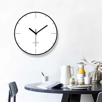 Twórczy niemy nowoczesny wielki zegar ścienny ciche zegarek dla domowej kuchni salonu Wystrój baterie