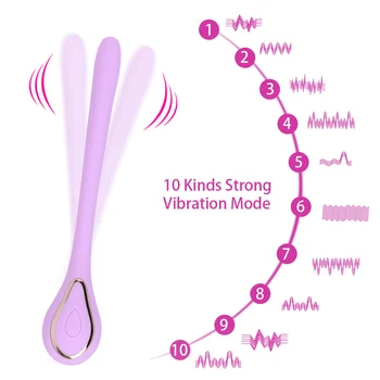 VATINE 10 prędkości język doustne wibratory wodoodporne USB ładowanie łechtaczka stymulacja pochwy Sex Zabawki dla kobiet, mężczyzn masturbator