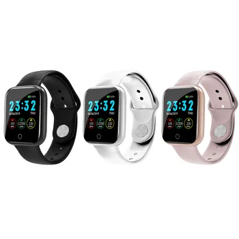 Smart Sport Mężczyzna Kobiet zegarek I5 rytmu serca, ciśnienia tętniczego krwi bransoletka Fitness tracker monitor kolor połączenia, SMS Music Band PK B57 G50